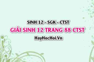Giải Sinh 12 trang 88 Chân trời sáng tạo SGK